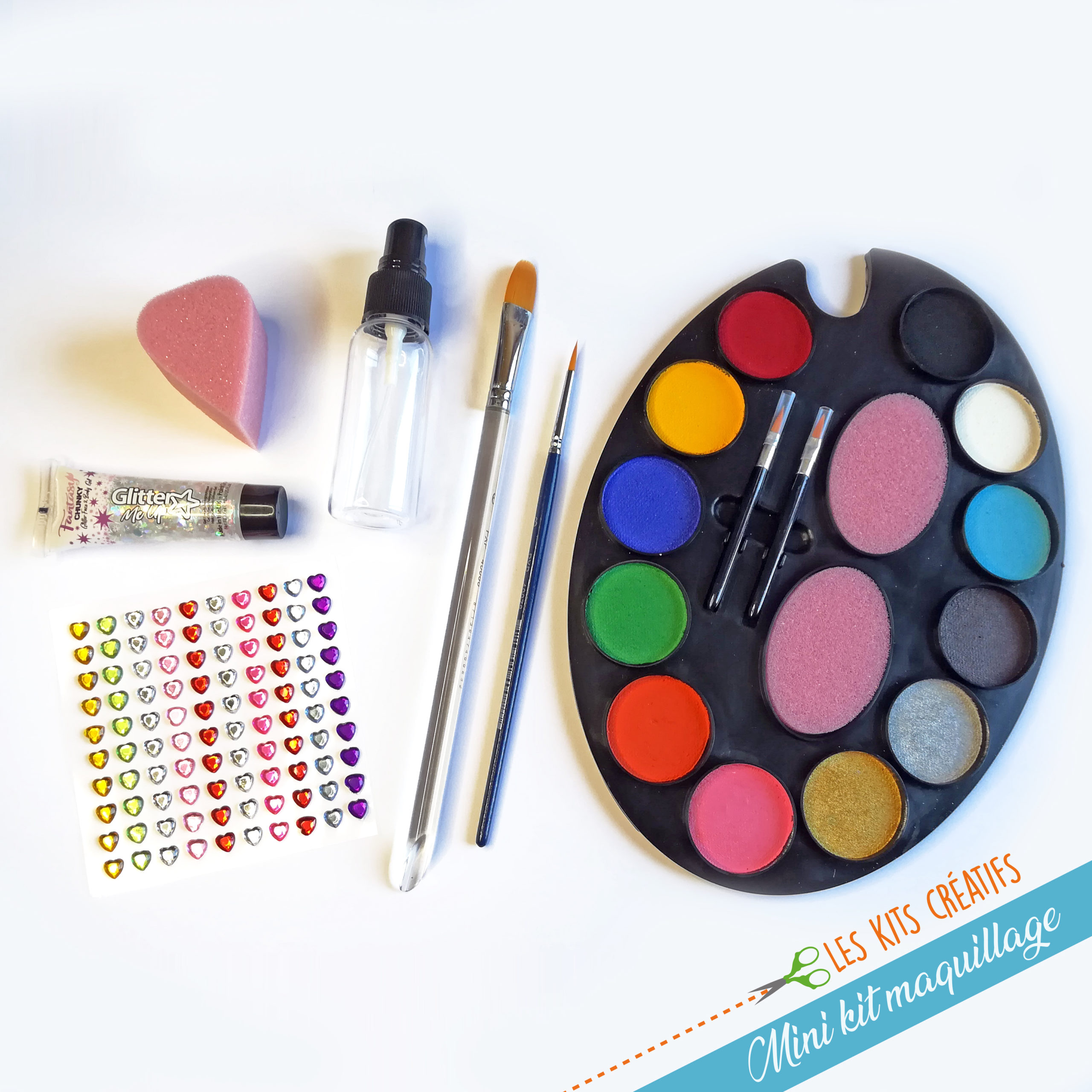 Chennyfun Palette de Maquillage Enfants Kit de Peinture pour Le Vis