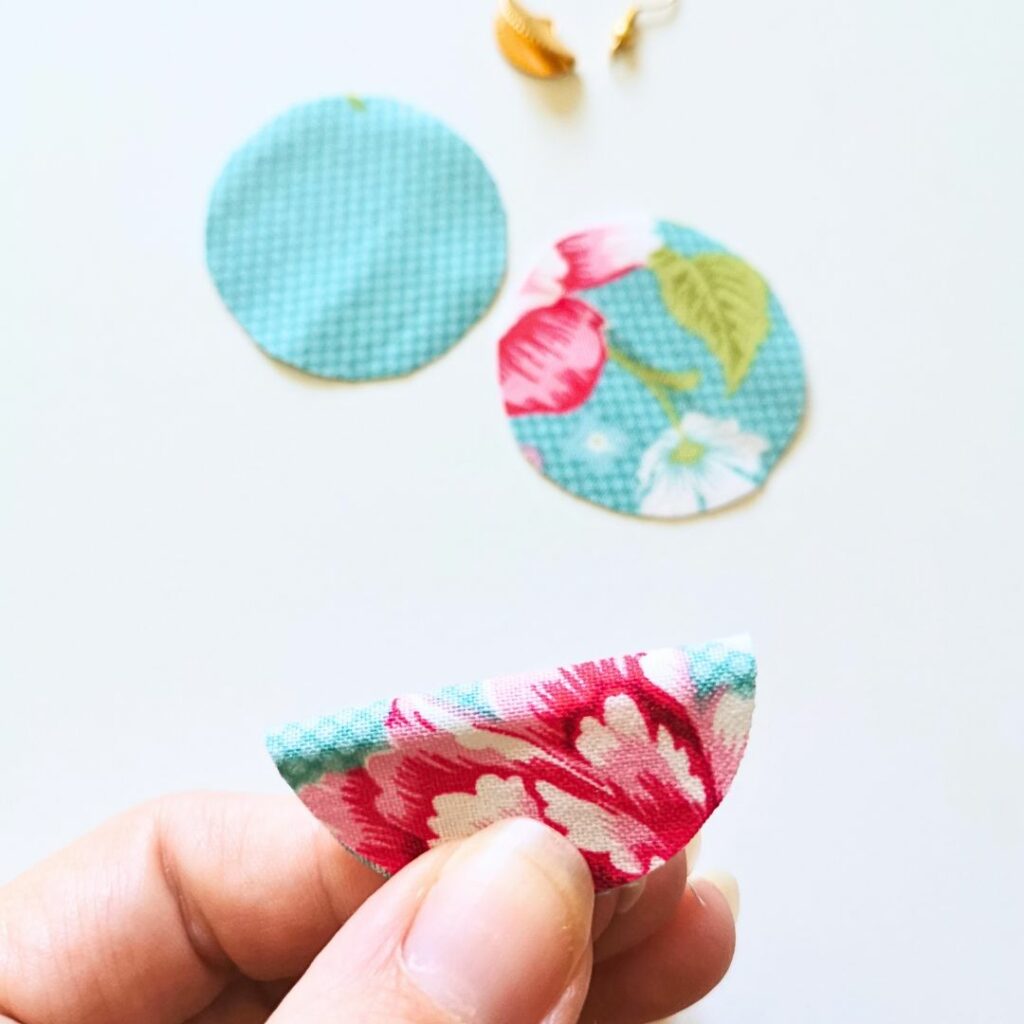 tuto bijoux tissu fleur